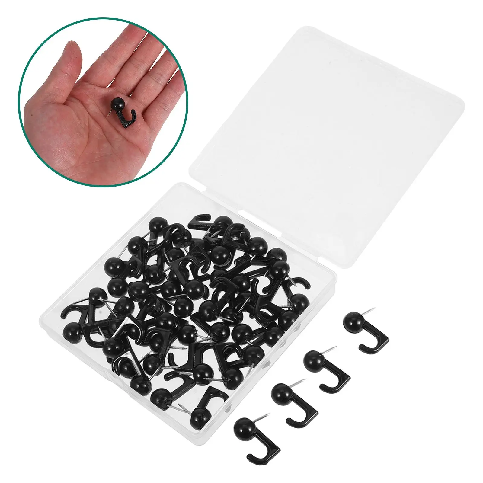 50 PCS Picture Hanging Tool Tacks for Wall Thumbtack Decorative Pushpins Plastic
50 PCS Picture Hanging Tool Tacks for Wall Thumbtack Decorative Pushpins Plastic