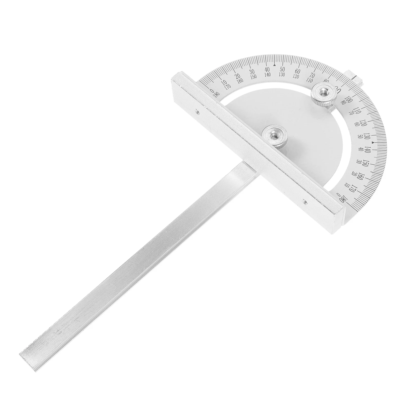 Steel Angle Finder Protractor Semi-Circle Scale 0-180 Degrees Folding Thumb Nut for Woodworking Miter Gauge Circular
Steel Angle Finder Protractor Semi-Circle Scale 0-180 Degrees Folding Thumb Nut for Woodworking Miter Gauge Circular