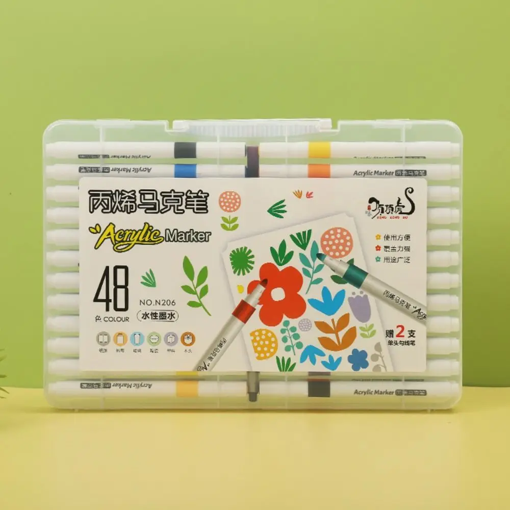Водостойкие акриловые маркеры для рисования и живописи, 12/24/36/48/60 цветов, для творчества, граффити и DIY-проектов
Водостойкие акриловые маркеры для рисования и живописи, 12/24/36/48/60 цветов, для творчества, граффити и DIY-проектов
