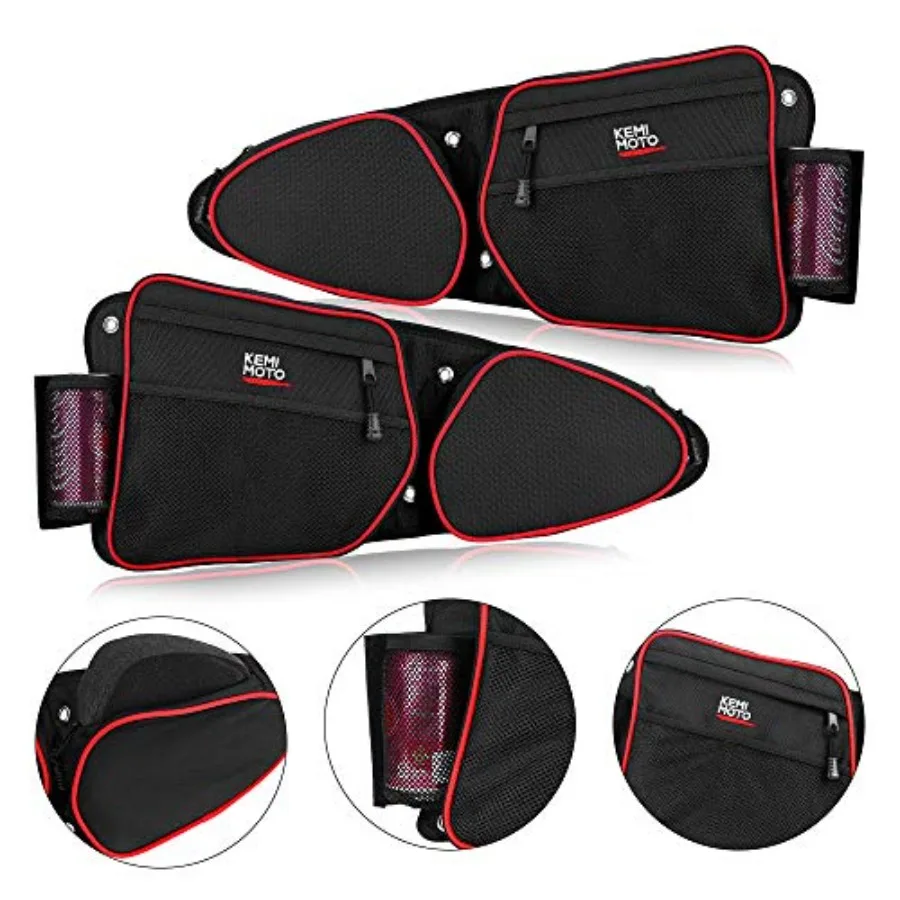 Door Bags Compatible with RZR 2023 Upgraded Zipper Storage Bags with Cup Holder and Removable Knee Pad for 2014-2023 Polaris RZ
Door Bags Compatible with RZR 2023 Upgraded Zipper Storage Bags with Cup Holder and Removable Knee Pad for 2014-2023 Polaris RZ