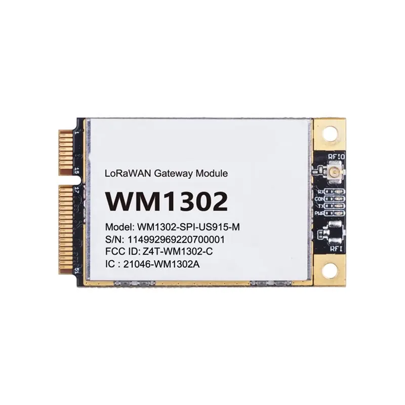 JABS-Wio-WM1302 Lorawan Gateway Module (SPI) - US915 - M, Lora 915 Mhz 902-928Mhz
JABS-Wio-WM1302 Lorawan Gateway Module (SPI) - US915 - M, Lora 915 Mhz 902-928Mhz