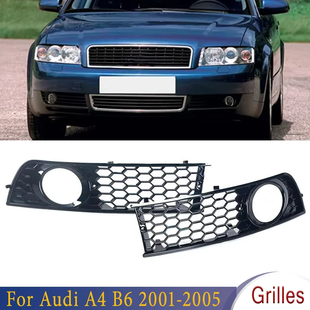 Front Bumper Fog Light Grille Grill Mesh Honeycomb Hex For Audi A4 B6 2001-2005 Fog Lamp Cover Frame Lid 8E0807681 8E0807682
Front Bumper Fog Light Grille Grill Mesh Honeycomb Hex For Audi A4 B6 2001-2005 Fog Lamp Cover Frame Lid 8E0807681 8E0807682