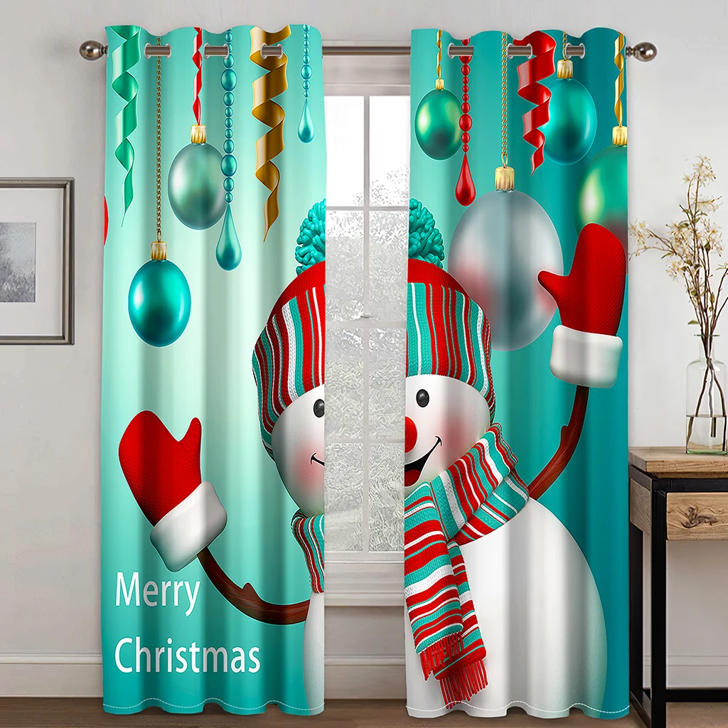 Polyester 3D Window Curtain for Home, Cute Christmas Snowman, Shade Curtain for Bedroom, Living Room
Polyester 3D Window Curtain for Home, Cute Christmas Snowman, Shade Curtain for Bedroom, Living Room