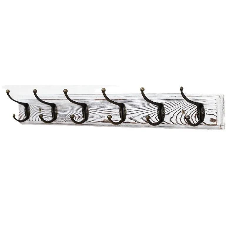 Solid wood hook, wall-mounted coat rack on the wall, multi-purpose household living room rack, and hanger on the entrance.
Solid wood hook, wall-mounted coat rack on the wall, multi-purpose household living room rack, and hanger on the entrance.