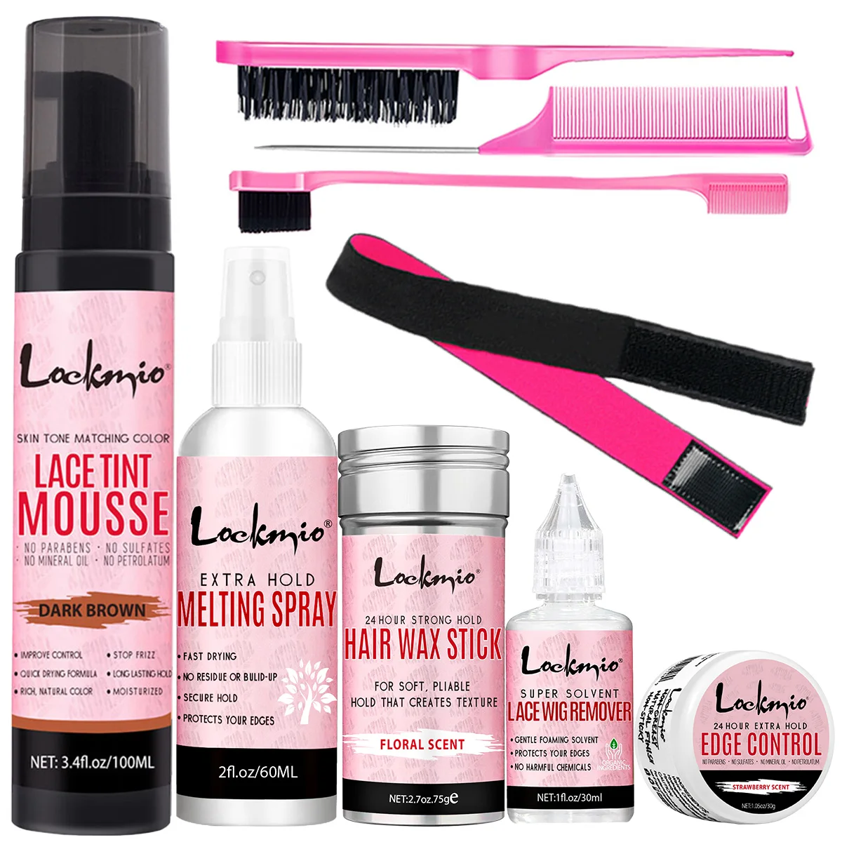 Lace Wig Tint Mousse Set Dyeing Spray Invisible Melting Spray Smoothing Wax Stick Edge Control Gel Strong Wig Adhesive & Remover
Lace Wig Tint Mousse Set Dyeing Spray Invisible Melting Spray Smoothing Wax Stick Edge Control Gel Strong Wig Adhesive & Remover