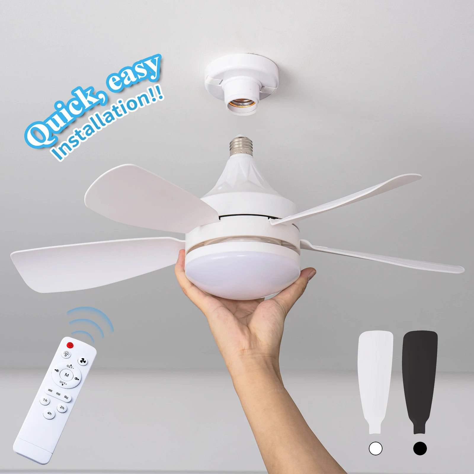 Wholesale Indoor Living Room Bedroom Dimmable 5 Blades Fan Light Remote Control E27 Led Bulb Modern Ceiling Fan With Light
Wholesale Indoor Living Room Bedroom Dimmable 5 Blades Fan Light Remote Control E27 Led Bulb Modern Ceiling Fan With Light