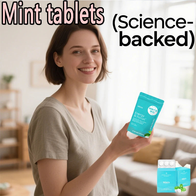 Mint tablets improve digestive function relieve discomfort in the throat refresh the mind enhance focus and freshen breath
Mint tablets improve digestive function relieve discomfort in the throat refresh the mind enhance focus and freshen breath
