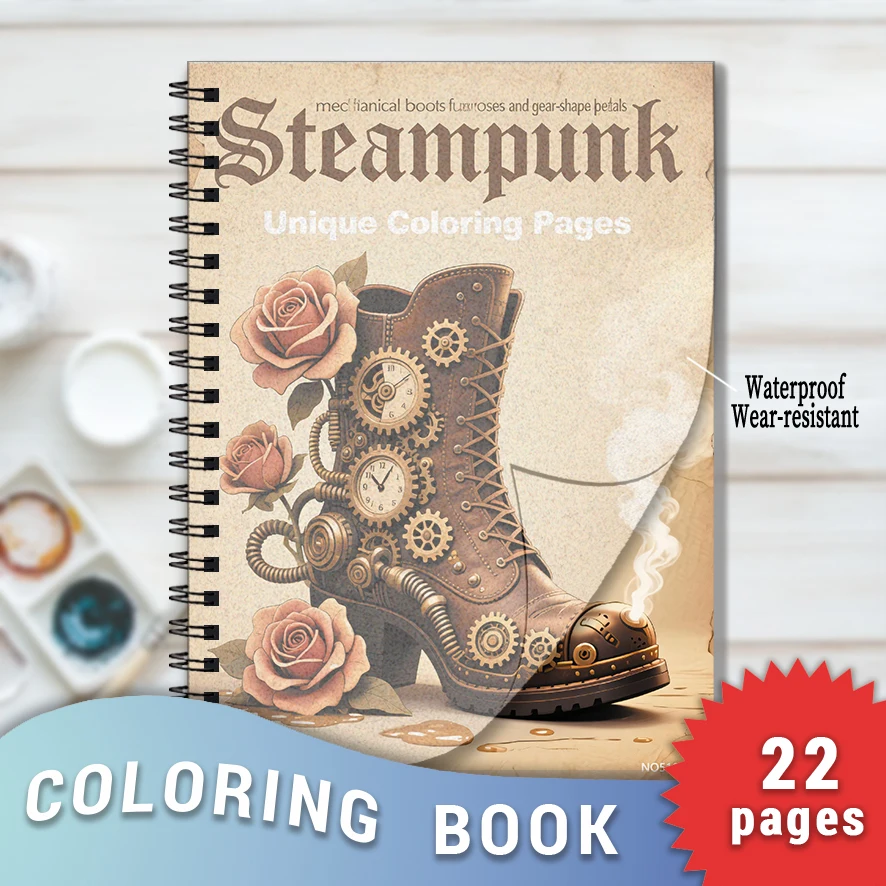 Adult Coloring Book - 8.3x 11.2 Inch 22 Page Coloring Book - Helps Reduce Stress and Ease Emotions
Adult Coloring Book - 8.3x 11.2 Inch 22 Page Coloring Book - Helps Reduce Stress and Ease Emotions