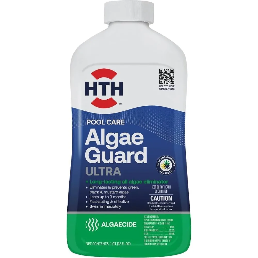 US Shipping Swimming Pool Care Algae Guard Ultra Chemical Long Lasting Formula 32 fl oz
US Shipping Swimming Pool Care Algae Guard Ultra Chemical Long Lasting Formula 32 fl oz