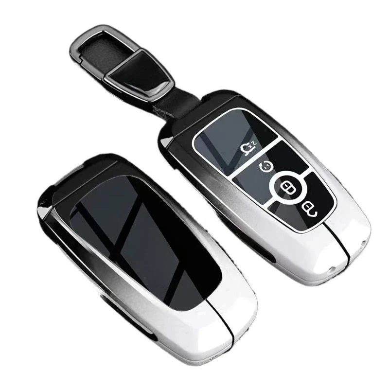 Zinc Alloy Car Key Case Cover Shell Protector Fob Holder for Ford Edge L 2026 Mondeo Escape EVOS Explorer Focus Accessories
Zinc Alloy Car Key Case Cover Shell Protector Fob Holder for Ford Edge L 2026 Mondeo Escape EVOS Explorer Focus Accessories