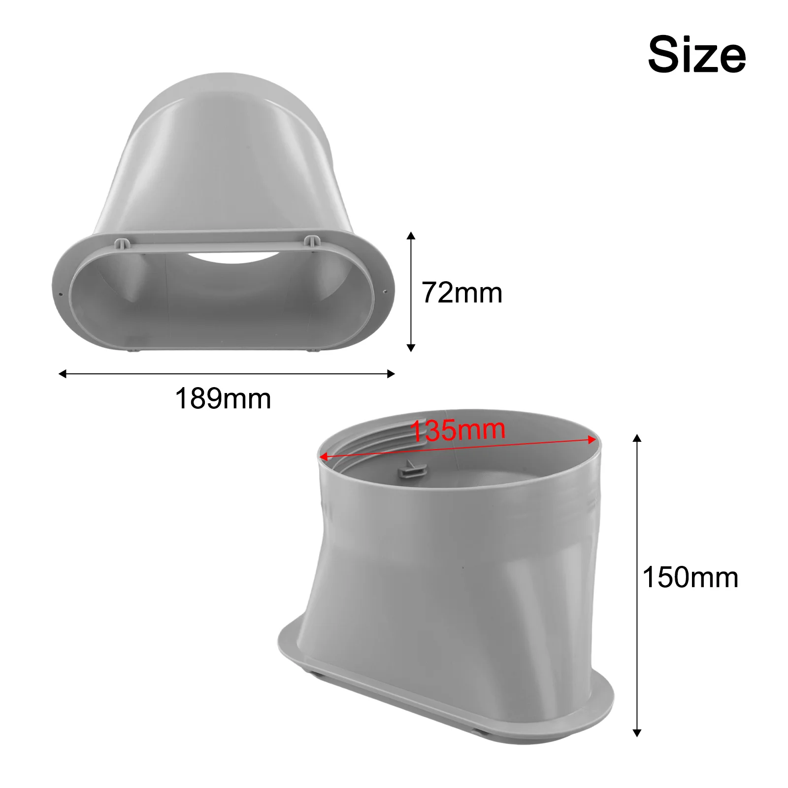 Exhaust Hose Connector Adapter for Portable Air Conditioners with ABS Material and Secure Lock for Effective Ventilation
Exhaust Hose Connector Adapter for Portable Air Conditioners with ABS Material and Secure Lock for Effective Ventilation