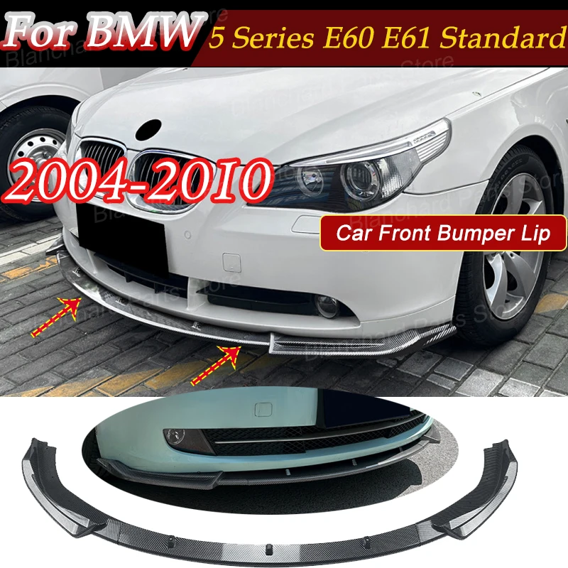 For BMW 5 Series E60 E61 Standard 2004-2010 Car Front Bumper Lip Diffuser Chin Guard Protector Cover Body Kit Accessories
For BMW 5 Series E60 E61 Standard 2004-2010 Car Front Bumper Lip Diffuser Chin Guard Protector Cover Body Kit Accessories