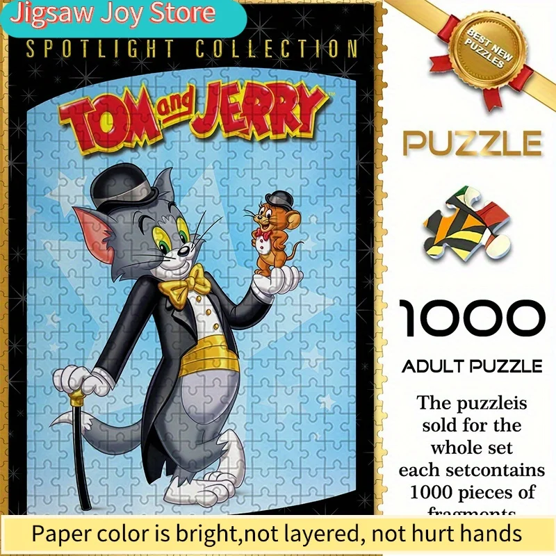 Пазлы Warner Bros. Seamless Puzzles Z8.27-52 с эффектным изображением Тома и Джерри, прочные и толстые, высокого качества.
Пазлы Warner Bros. Seamless Puzzles Z8.27-52 с эффектным изображением Тома и Джерри, прочные и толстые, высокого качества.