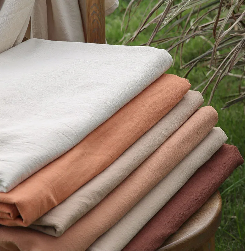 Pure Cotton Fabric Washed Imitation Cotton and Linen Fabric Chinese Style Pleated Cloth DIY Hanfu Dress Pants Material Wide135cm
Pure Cotton Fabric Washed Imitation Cotton and Linen Fabric Chinese Style Pleated Cloth DIY Hanfu Dress Pants Material Wide135cm