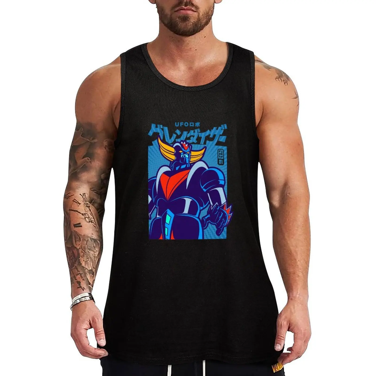 203 POP Grendizer Tank Top Sports Performance Tank Top Gym Fitness Sleeveless
203 POP Grendizer Tank Top Sports Performance Tank Top Gym Fitness Sleeveless