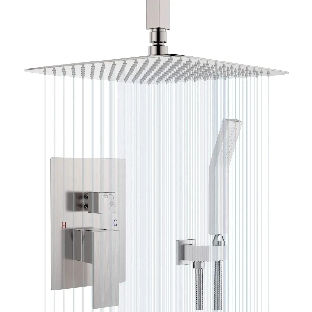 shower faucet set Brushed Nickel Shower Combo Set for Bathroom with High Pressure 10 inch shower head
shower faucet set Brushed Nickel Shower Combo Set for Bathroom with High Pressure 10 inch shower head