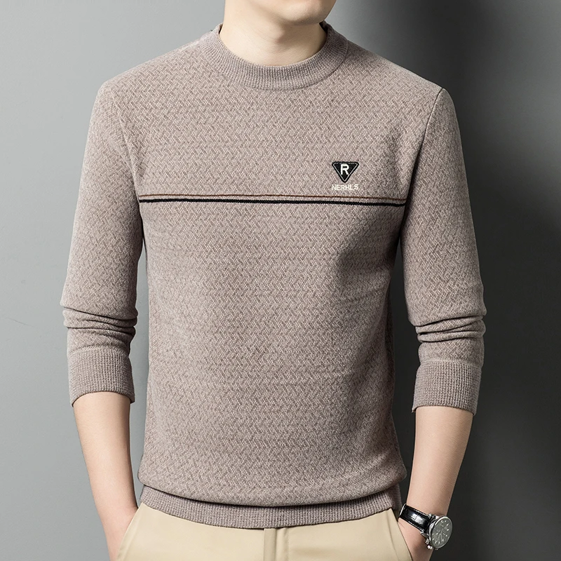 2025 New Mink Fur Sweater Men's Round Neck Thickened Trendy Brand Autumn and Winter Cashmere Knitted Base Sweater
2025 New Mink Fur Sweater Men's Round Neck Thickened Trendy Brand Autumn and Winter Cashmere Knitted Base Sweater