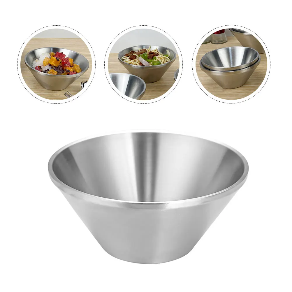 Double Layer Insulation Stainless Steel Ramen Bowl Anti-Scald Lightweight Portable Smooth Creative Design Fruit
Double Layer Insulation Stainless Steel Ramen Bowl Anti-Scald Lightweight Portable Smooth Creative Design Fruit