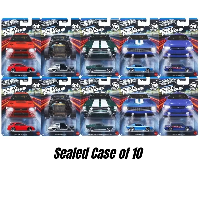 Hot Wheels Fast & Furious Series 1:64 Diecast Cars Subaru Chevy Fleetline Mustang Camaro Nissan Maxima Collectible Gift For Kids
Hot Wheels Fast & Furious Series 1:64 Diecast Cars Subaru Chevy Fleetline Mustang Camaro Nissan Maxima Collectible Gift For Kids