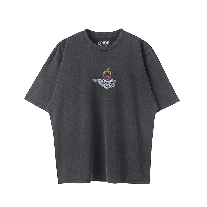 Retro and Nostalgic Style Epide Casual Loose Round Neck Short Sleeved T-shirt Super Epide Retro Short Sleeved T-shirt
Retro and Nostalgic Style Epide Casual Loose Round Neck Short Sleeved T-shirt Super Epide Retro Short Sleeved T-shirt