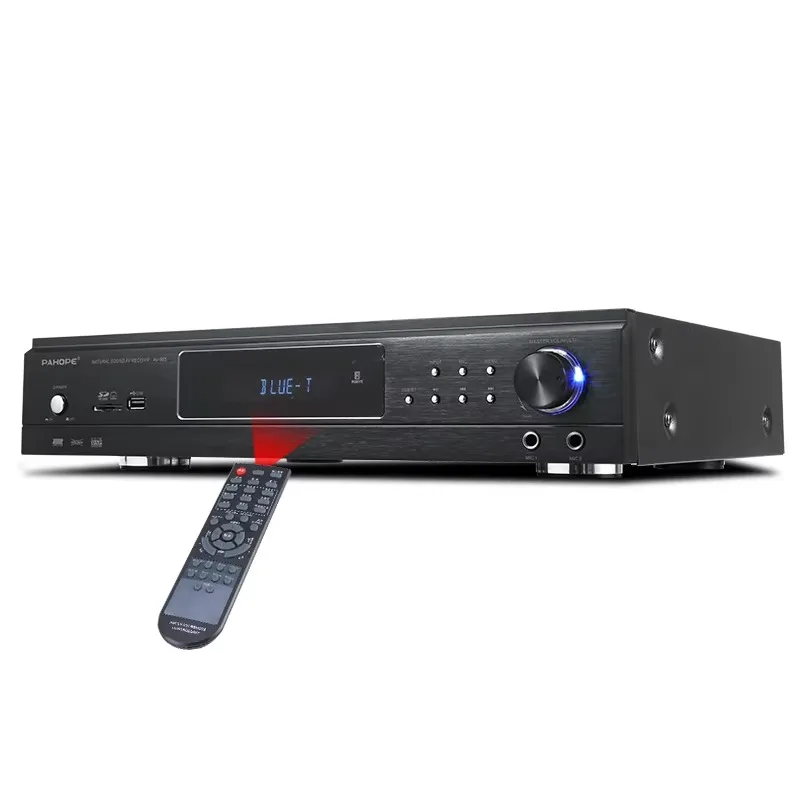 5.1 Home Theater 6-Channel Hi-Fi Power Amplifier BT AV Karaoke Subwoofer Active 4/8 Ohm Audio Home Speaker System Metal Shell
5.1 Home Theater 6-Channel Hi-Fi Power Amplifier BT AV Karaoke Subwoofer Active 4/8 Ohm Audio Home Speaker System Metal Shell
