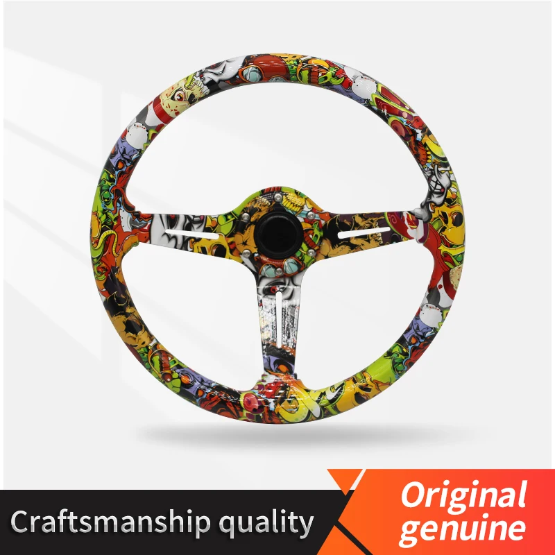 Sports steering wheel 14 inch 350mm cartoon racing steering wheel acrylic ordinary racing steering wheel
Sports steering wheel 14 inch 350mm cartoon racing steering wheel acrylic ordinary racing steering wheel