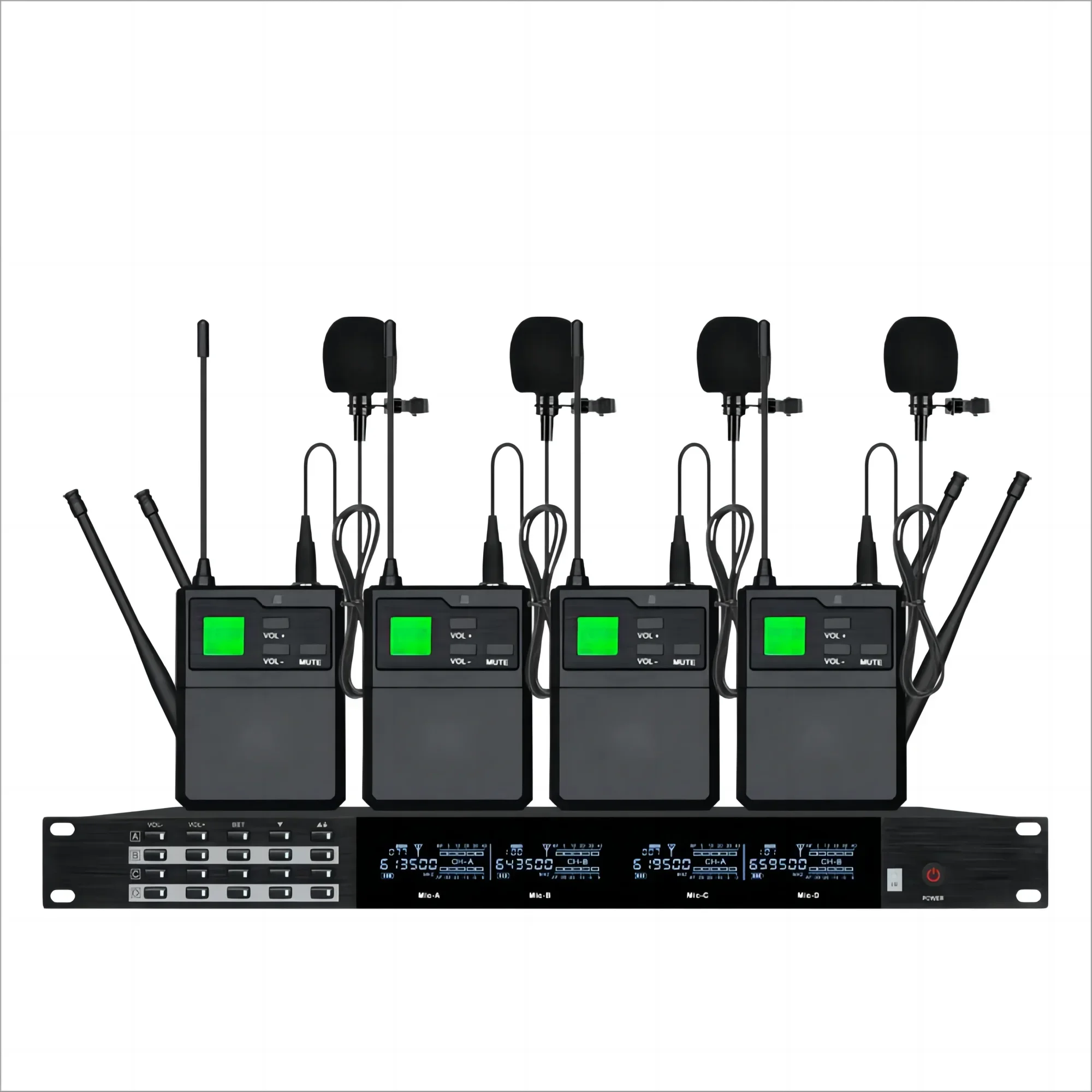 Профессиональная 4-канальная беспроводная UHF-система микрофонов с шумоподавлением, металлические микрофоны для сцены, караоке и совещаний
Профессиональная 4-канальная беспроводная UHF-система микрофонов с шумоподавлением, металлические микрофоны для сцены, караоке и совещаний