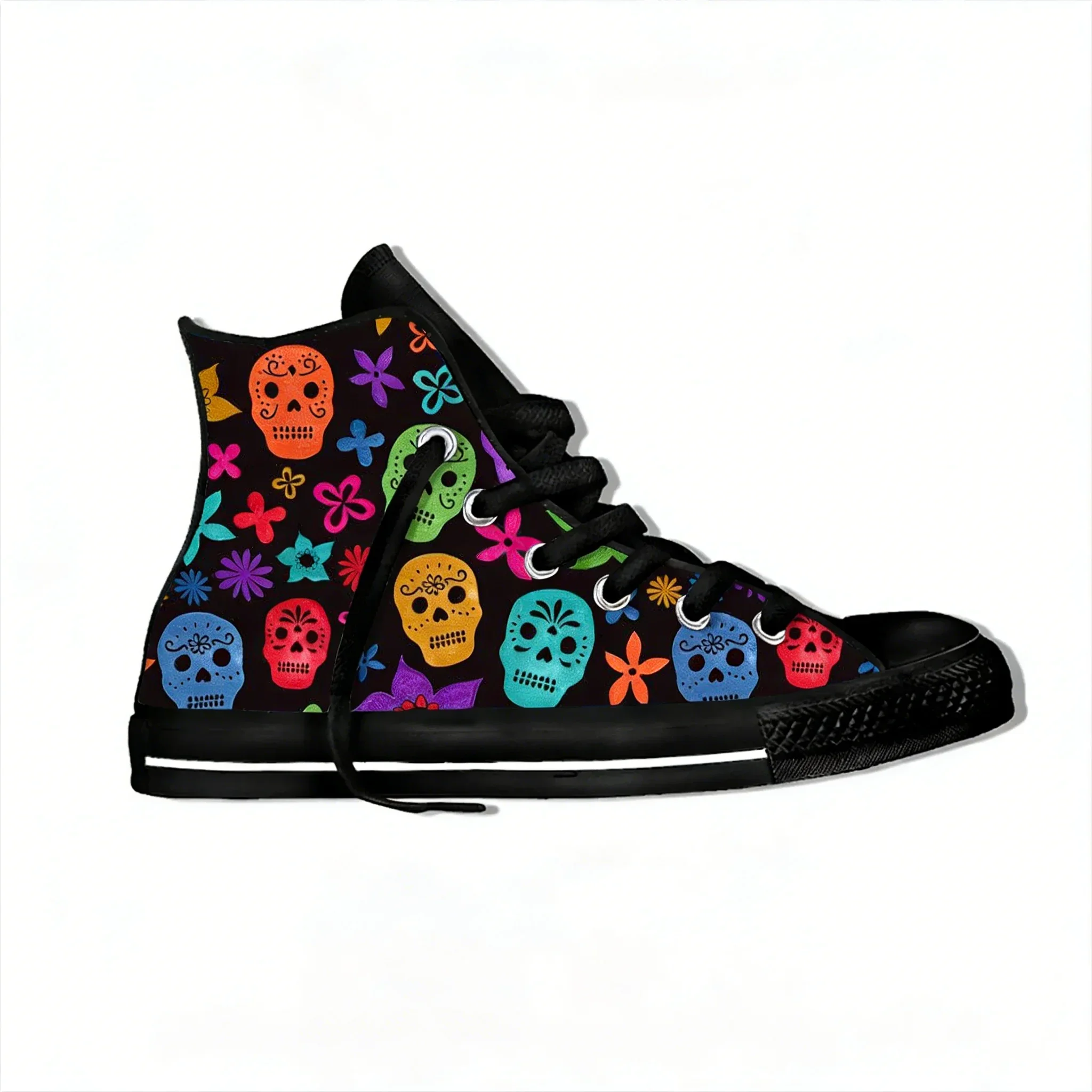 Fashion Mexican Sugar Skull Dead Vintage Novelty Design Lightweight High Top Canvas Shoes Men Women Casual Breathable Sneakers
Fashion Mexican Sugar Skull Dead Vintage Novelty Design Lightweight High Top Canvas Shoes Men Women Casual Breathable Sneakers