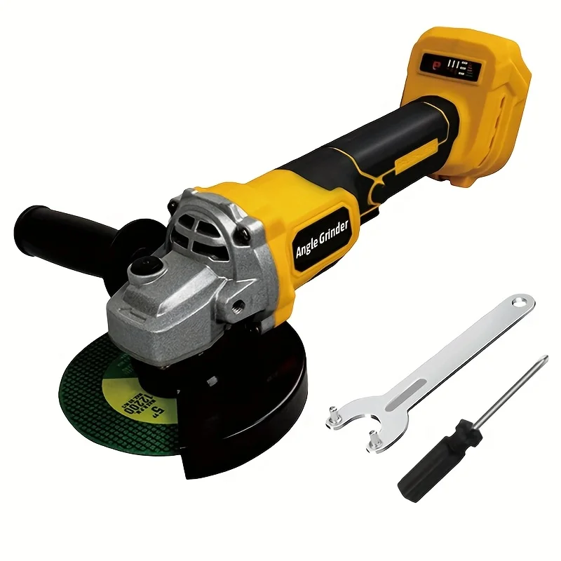 20V Cordless Brushless Angle Grinder 4 ", Compatible With Dewalt Batteries (battery Not Included), Brushless Motor, Variable Speed Angle Grinder, With Side Handle, Used For Grinding, Polishing, Carving, Repair And (tool Only)
20V Cordless Brushless Angle Grinder 4 ", Compatible With Dewalt Batteries (battery Not Included), Brushless Motor, Variable Speed Angle Grinder, With Side Handle, Used For Grinding, Polishing, Carving, Repair And (tool Only)