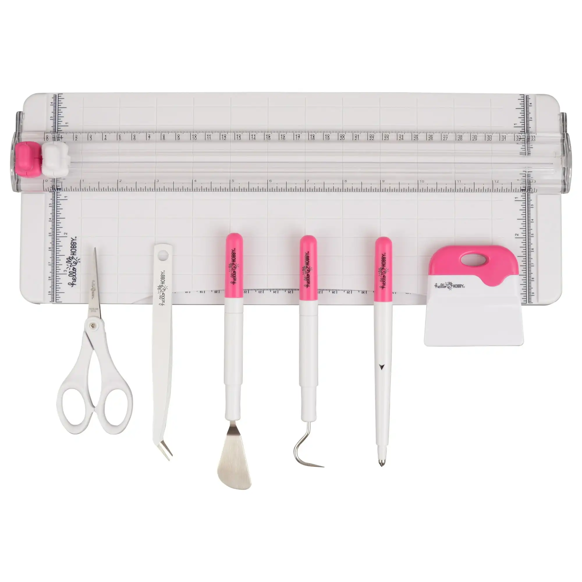 Hello Hobby New, Regular Size, Craft Vinyl Die-Cutting Accessory Tool Kit, Pink, 7 Count
Hello Hobby New, Regular Size, Craft Vinyl Die-Cutting Accessory Tool Kit, Pink, 7 Count