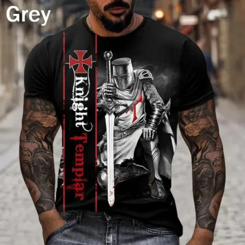 Knights Templar T-shirt Sacred Cross Pattern 3d T-shirt Oversized Haikyuu Men Personality Black Tops Cosplay Men's Clothing
Knights Templar T-shirt Sacred Cross Pattern 3d T-shirt Oversized Haikyuu Men Personality Black Tops Cosplay Men's Clothing