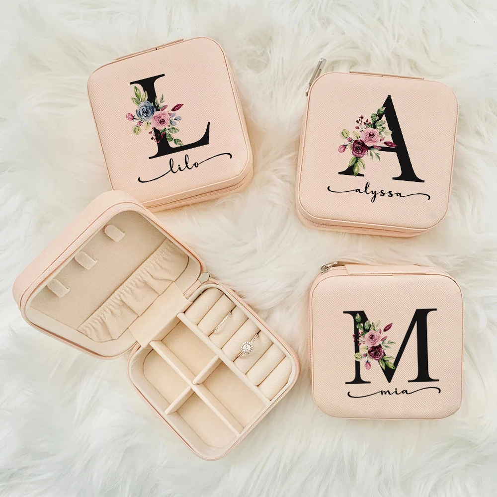 Travel Personalized Jewelry Box Bridesmaid Proposal Woman Jewelry Organizer Wedding Christmas Birthday Thanksgiving Gift Ideas
Travel Personalized Jewelry Box Bridesmaid Proposal Woman Jewelry Organizer Wedding Christmas Birthday Thanksgiving Gift Ideas