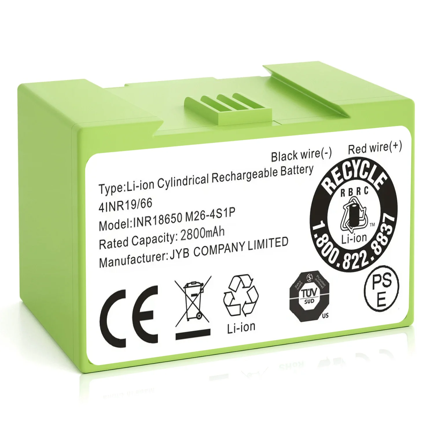 Aleaivy 14.4V 2800mAh i7 Replacement Battery Compatible with iRobot Roomba e and i Series i7+ E5 E6 5150 6198 i3+ 3150 i4 4552
Aleaivy 14.4V 2800mAh i7 Replacement Battery Compatible with iRobot Roomba e and i Series i7+ E5 E6 5150 6198 i3+ 3150 i4 4552