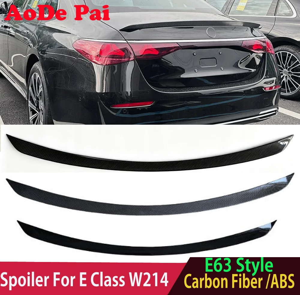 E63 Style Real Carbon Fiber Rear Boot Trunk Wing Ducktail Spoiler For Mercedes E Class W214 2024 2025 2026 E260 E350 E53 E63
E63 Style Real Carbon Fiber Rear Boot Trunk Wing Ducktail Spoiler For Mercedes E Class W214 2024 2025 2026 E260 E350 E53 E63