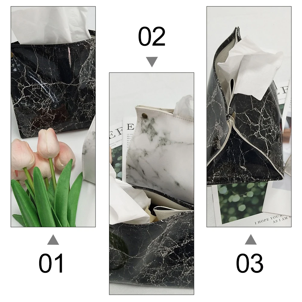 Waterproof Tissue Box Napkin Case Household Furnishing PU Compact Size Smooth Extraction Tissue Storage Adornment High
Waterproof Tissue Box Napkin Case Household Furnishing PU Compact Size Smooth Extraction Tissue Storage Adornment High