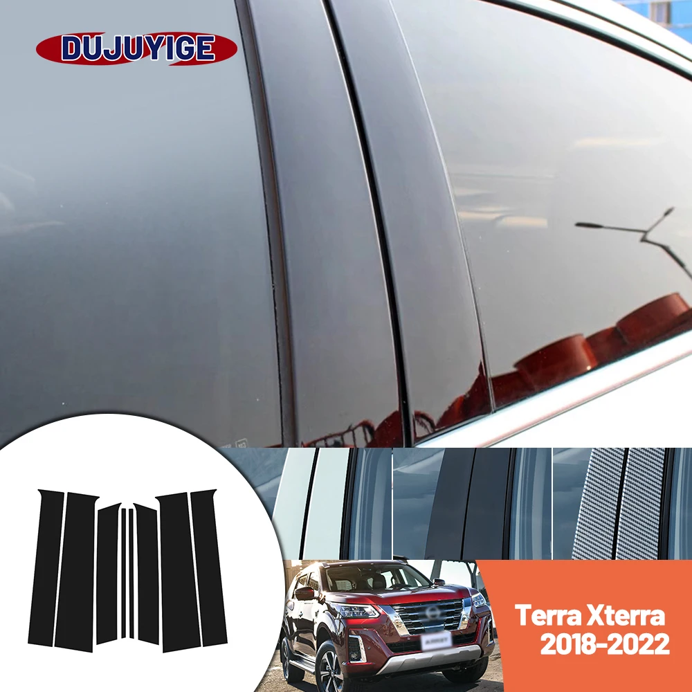 Bright black carbon fiber door and window B C Pillar sticker suitable For Nissan Terra Xterra 2018-2022 2019 2020 2021
Bright black carbon fiber door and window B C Pillar sticker suitable For Nissan Terra Xterra 2018-2022 2019 2020 2021