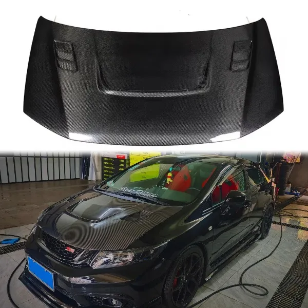 Carbon Fiber a Style Front Engine Hood Bonnet for Honda Civic 9th VIIII 2012-2015 Carbon Fiber Screw on Engine Cover 100% Fit
Carbon Fiber a Style Front Engine Hood Bonnet for Honda Civic 9th VIIII 2012-2015 Carbon Fiber Screw on Engine Cover 100% Fit
