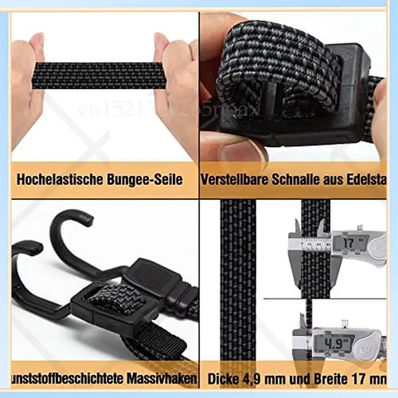 -SPOR 4Pcs Expanders With Hooks 100Cm Adjustable Elastic Strap For Bicycle Carriers,Motorcycles
-SPOR 4Pcs Expanders With Hooks 100Cm Adjustable Elastic Strap For Bicycle Carriers,Motorcycles