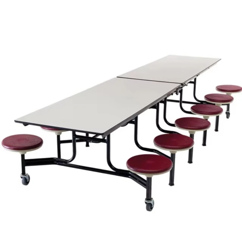 Modern cafeteria tables and chairs, simple design of school furniture, folding cafeteria tables and chairs set
Modern cafeteria tables and chairs, simple design of school furniture, folding cafeteria tables and chairs set