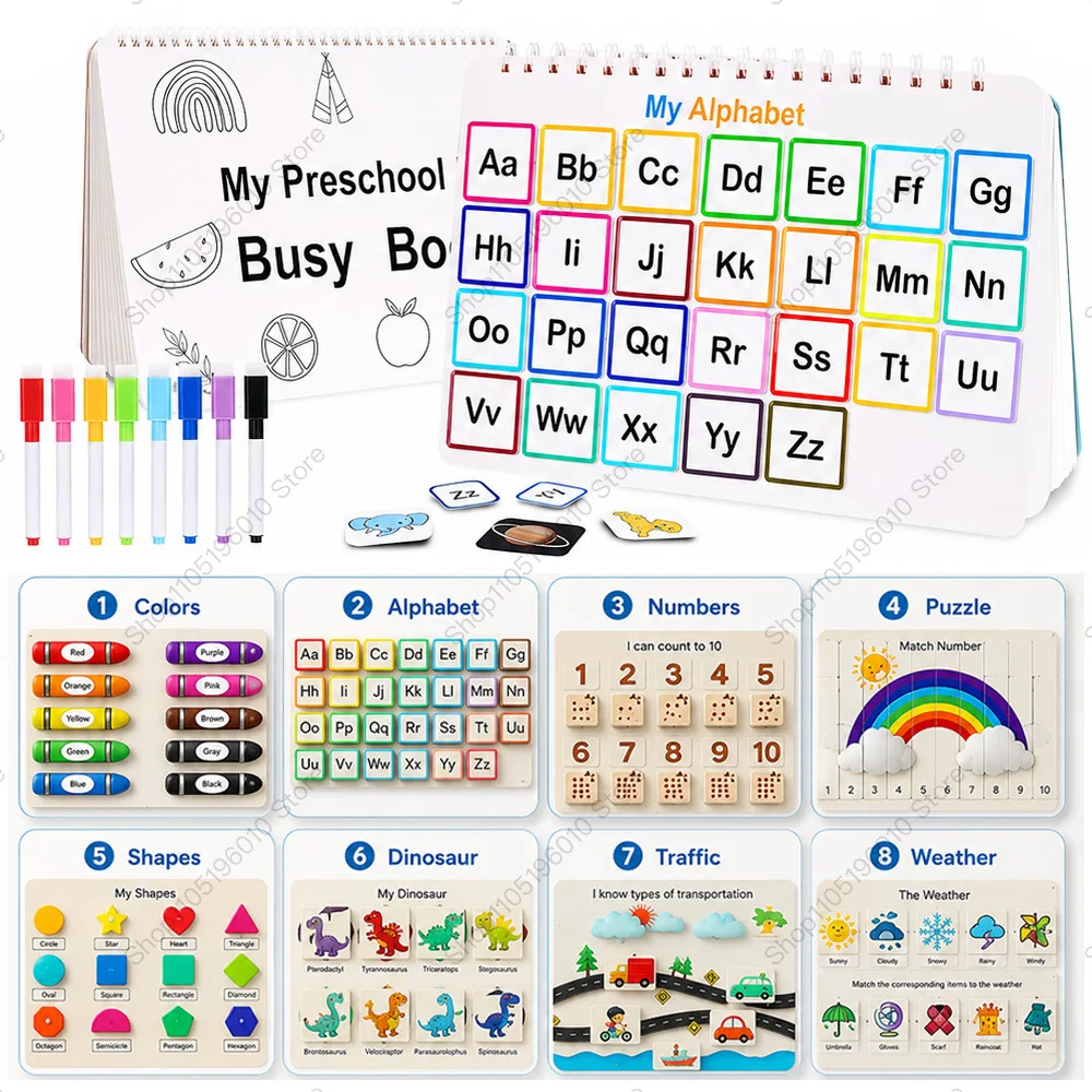My Preschool Busy Book Preschool Learning Activities for Kids Education Workbook Activity Binder Learning Toys
My Preschool Busy Book Preschool Learning Activities for Kids Education Workbook Activity Binder Learning Toys
