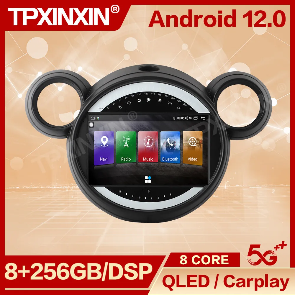 8 + 256G Android 12 автомобильный мультимедиа для BMW Mini 2007-2015 автомобильный радиоприемник Coche с BT GPS-навигацией
8 + 256G Android 12 автомобильный мультимедиа для BMW Mini 2007-2015 автомобильный радиоприемник Coche с BT GPS-навигацией