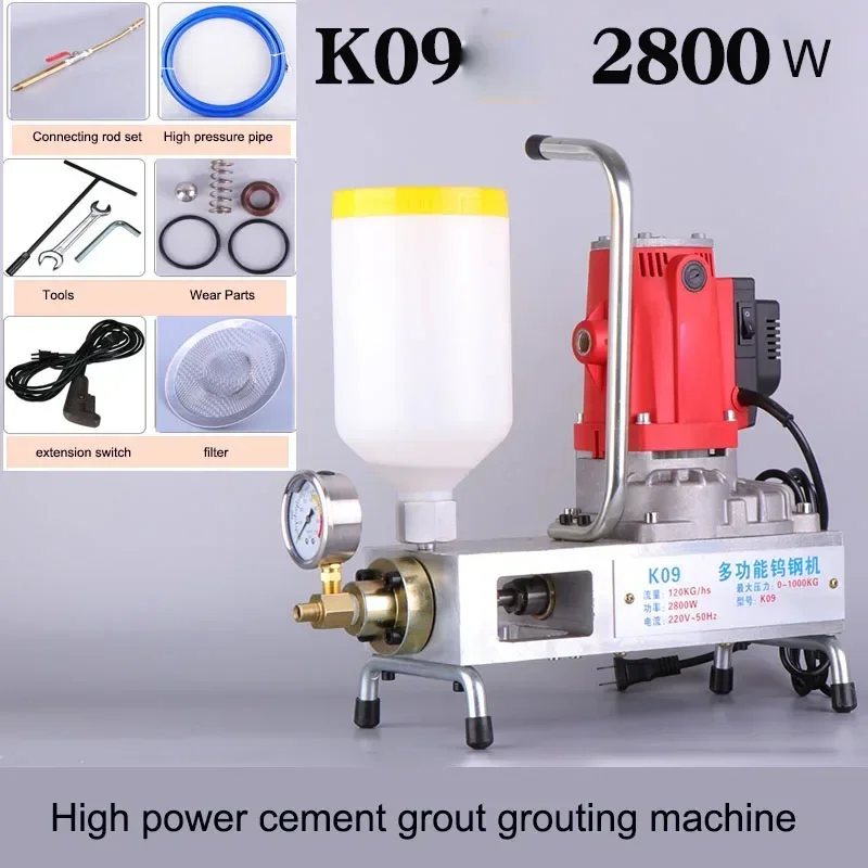 New Tungsten Steel Cement Grouting Machine Pressure Cement Grouting Machine Epoxy Resin Grouting Leak Plugging Glue Machine
New Tungsten Steel Cement Grouting Machine Pressure Cement Grouting Machine Epoxy Resin Grouting Leak Plugging Glue Machine