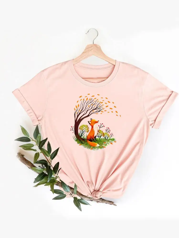Clothing Wild Animal Sweet Love Trend Summer Top Basic Women Clothes Fashion Short Sleeve Print T Shirt Tee Graphic T-shirt
Clothing Wild Animal Sweet Love Trend Summer Top Basic Women Clothes Fashion Short Sleeve Print T Shirt Tee Graphic T-shirt