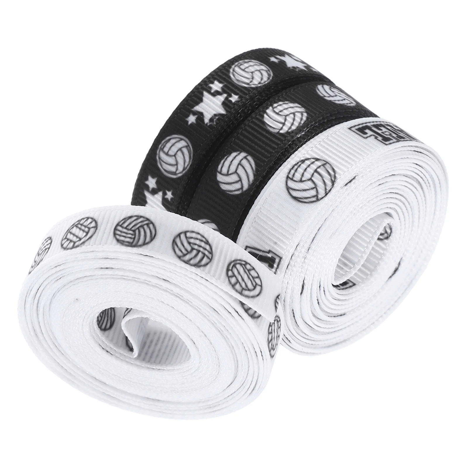 4 Rolls Volleyball Printed Ribbon Athletic Hair Team Wrapping Volleyball Confetti Decorative Craft Thin Supplies
4 Rolls Volleyball Printed Ribbon Athletic Hair Team Wrapping Volleyball Confetti Decorative Craft Thin Supplies