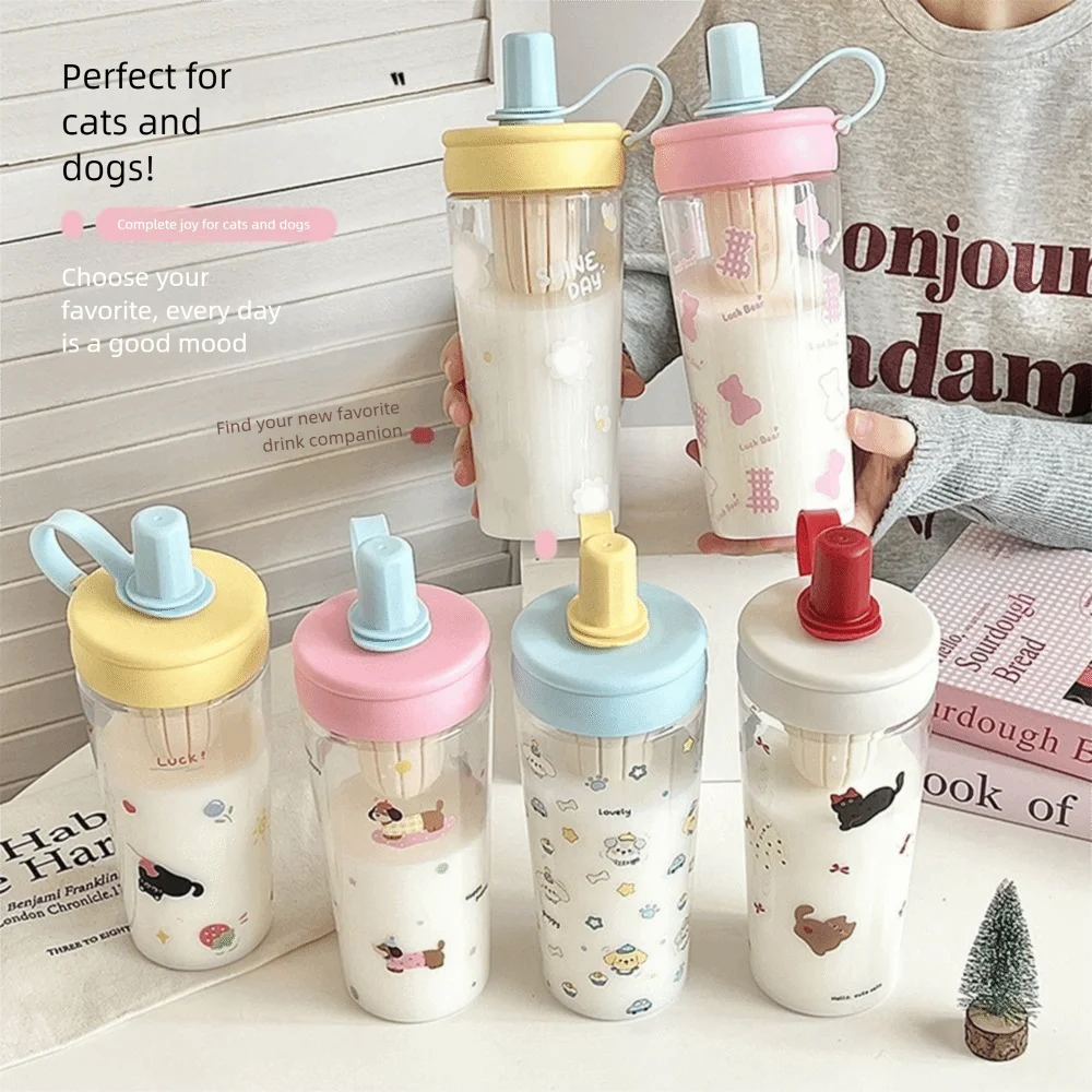 Portable 700ml Straw Cup Drinkware Large Capacity Water Bottle Animal Coffee Cup for Bubble Tea Coffee
Portable 700ml Straw Cup Drinkware Large Capacity Water Bottle Animal Coffee Cup for Bubble Tea Coffee