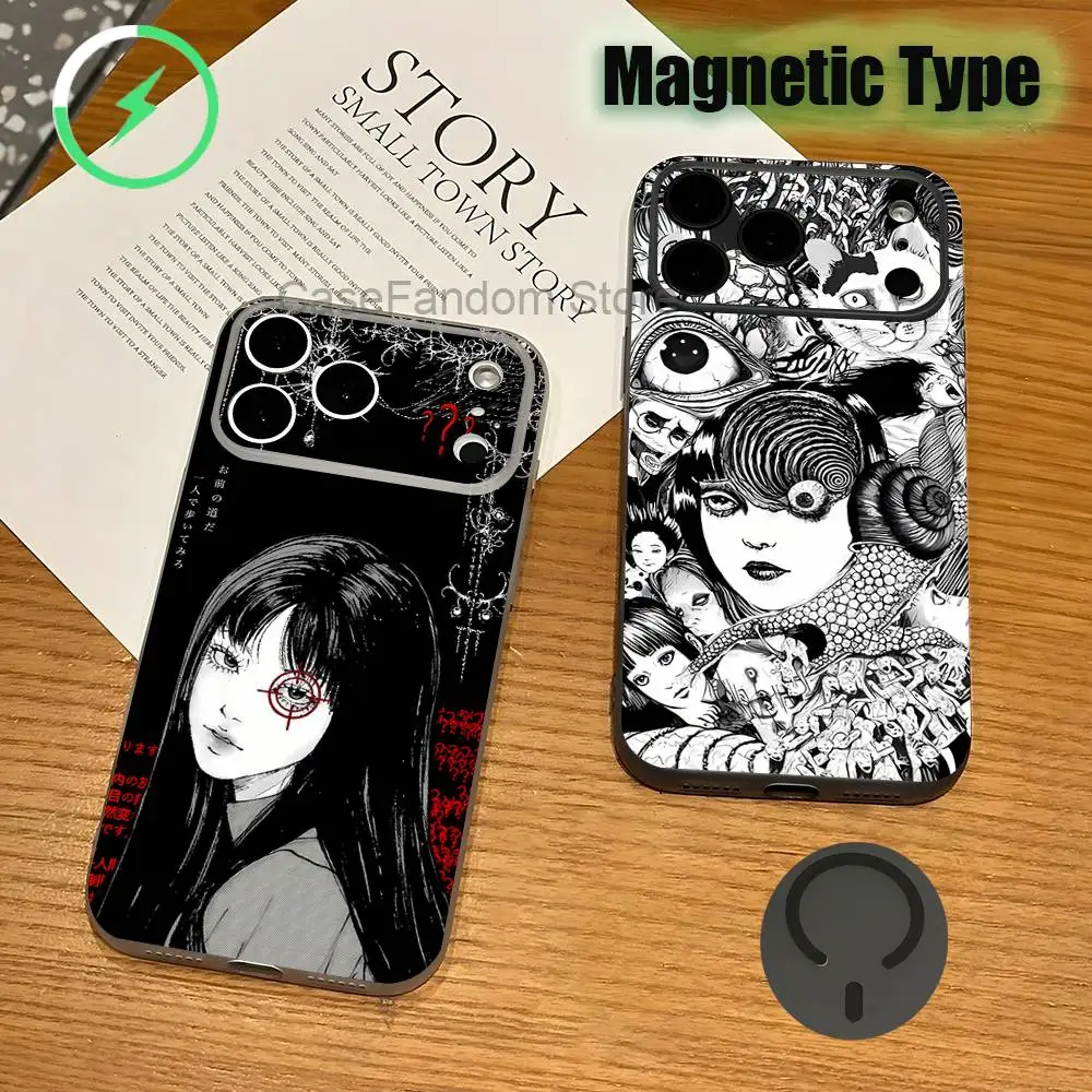 T-Tomie Junji Ito Shockproof Transparent gray Phone Case For iPhone 17,16,15,14,13,12,11,Pro,Max,Plus,Magnetic Charging
T-Tomie Junji Ito Shockproof Transparent gray Phone Case For iPhone 17,16,15,14,13,12,11,Pro,Max,Plus,Magnetic Charging