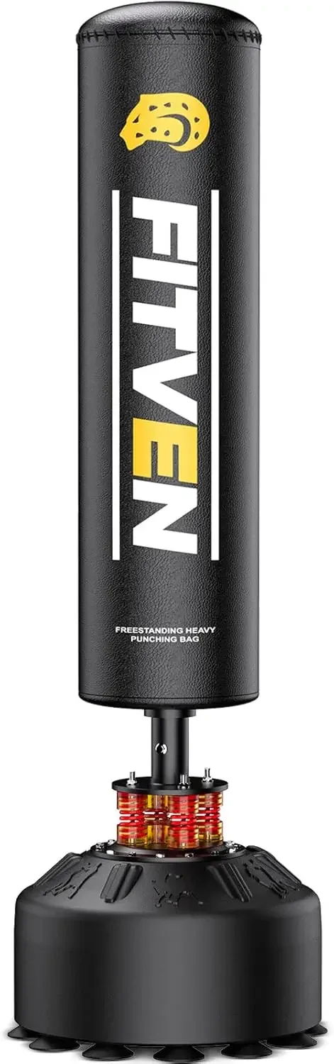 Отдельно стоящий боксерский мешок с боксерскими перчатками Тяжелый боксерский мешок с присоской для взрослых и детей - мужская подставка для кикбоксинга
Отдельно стоящий боксерский мешок с боксерскими перчатками Тяжелый боксерский мешок с присоской для взрослых и детей - мужская подставка для кикбоксинга