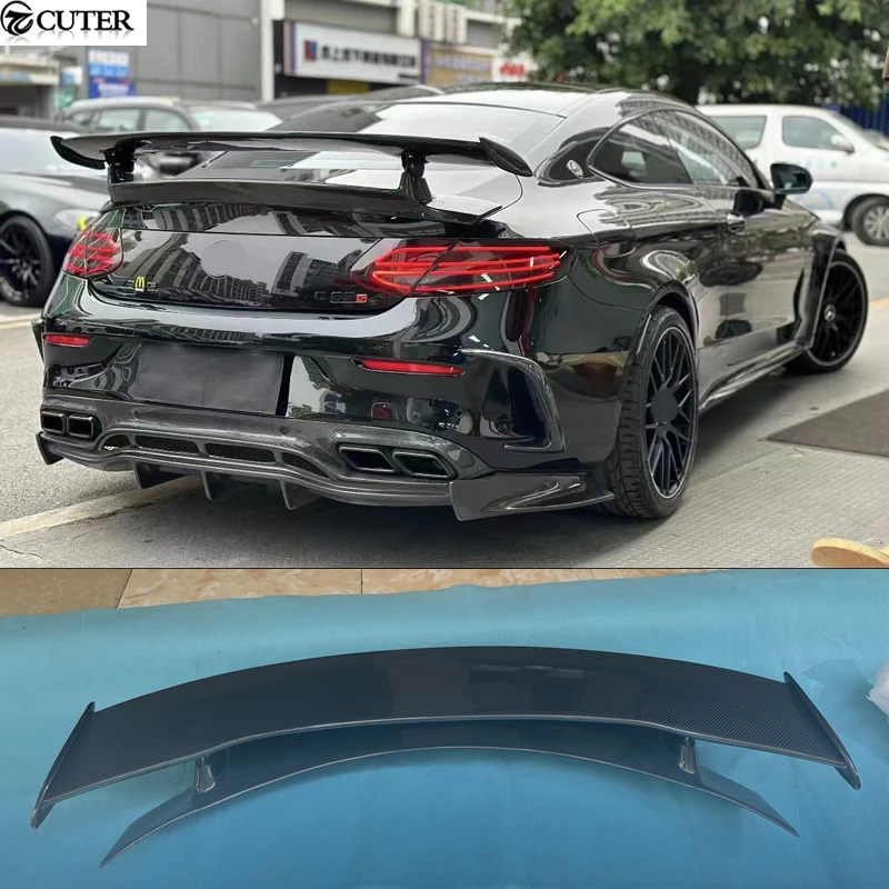 W205 C63 C63S Coupe Carbon Fiber Rear Spoiler Wings for Mercedes-benz W205 C300 C260 Coupe Car styling 2015-up
W205 C63 C63S Coupe Carbon Fiber Rear Spoiler Wings for Mercedes-benz W205 C300 C260 Coupe Car styling 2015-up