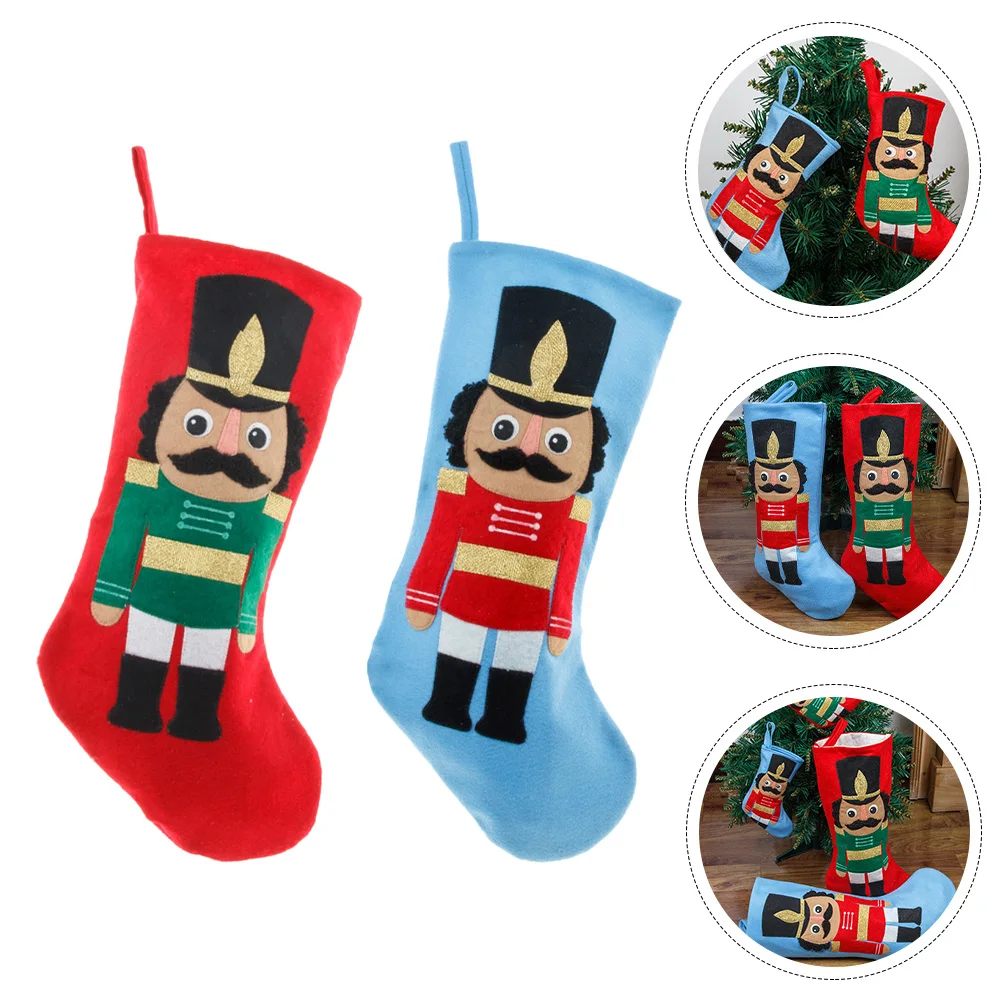 2 Pcs Christmas Socks Nutcracker Pendant Treat Bags Ornaments Accessories Decorations Nutcrackers Decorate
2 Pcs Christmas Socks Nutcracker Pendant Treat Bags Ornaments Accessories Decorations Nutcrackers Decorate