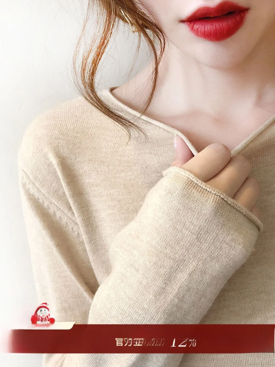 Women's Knitted Long Sve Loose round Ne Base irt Spring New Sle Early Spring Sweater Commute Sle Korean Version
Women's Knitted Long Sve Loose round Ne Base irt Spring New Sle Early Spring Sweater Commute Sle Korean Version